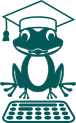 Tiddalik frog with keyboard icon